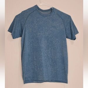 Lululemon Metal Vent Tech SS 2.0 Distorted Noise Blue Size L Mens